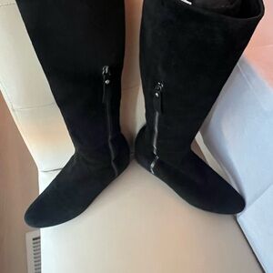 Stuart Weitzman Black suede boot